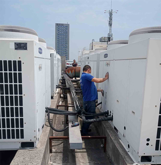 河东中央空调制热和不制冷系统维修方法